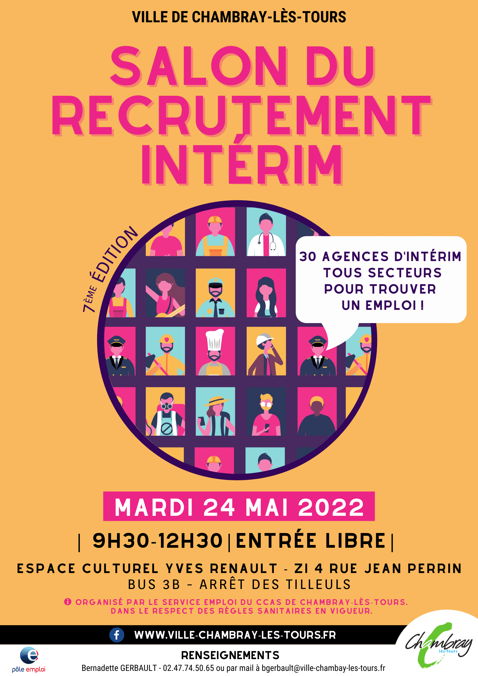 ville de tours recrutement