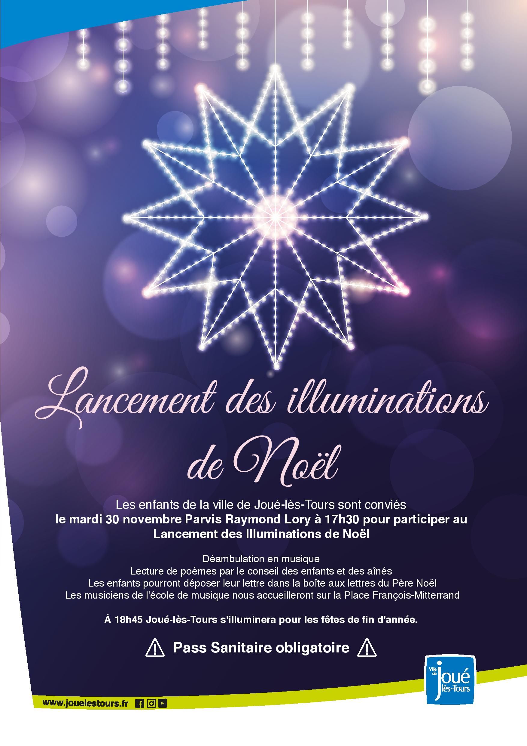 Lancement des illuminations de Noël  Tours Métropole Val de Loire